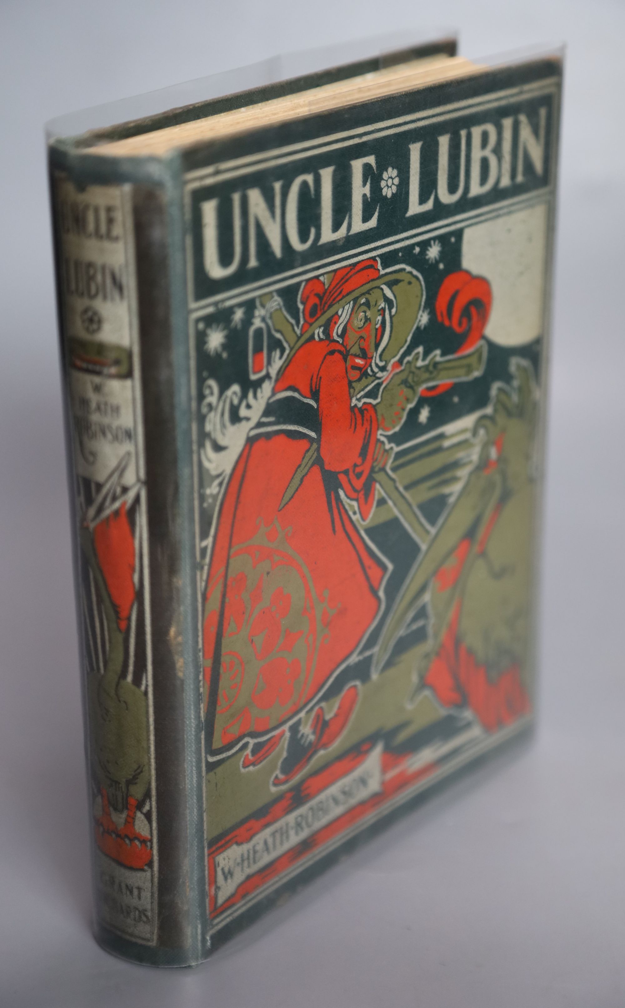 Robinson, W. Heath - The Adventures of Uncle Lubin, 1st edition, quarto, pictorial cloth rebacked, internal joints strengthened, with